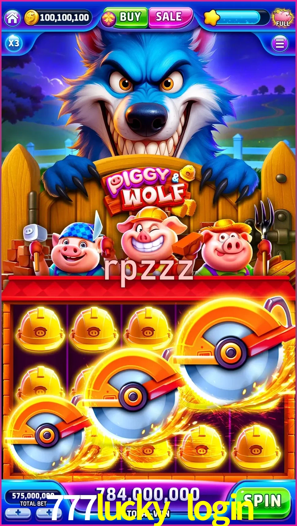777lucky login — cuplikan layar ringkas
